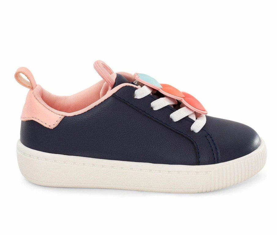 Fashion And Lifestyle Sneakers * | Girls' Carters Toddler & Little Kid Tryptic Fashion Sneakers