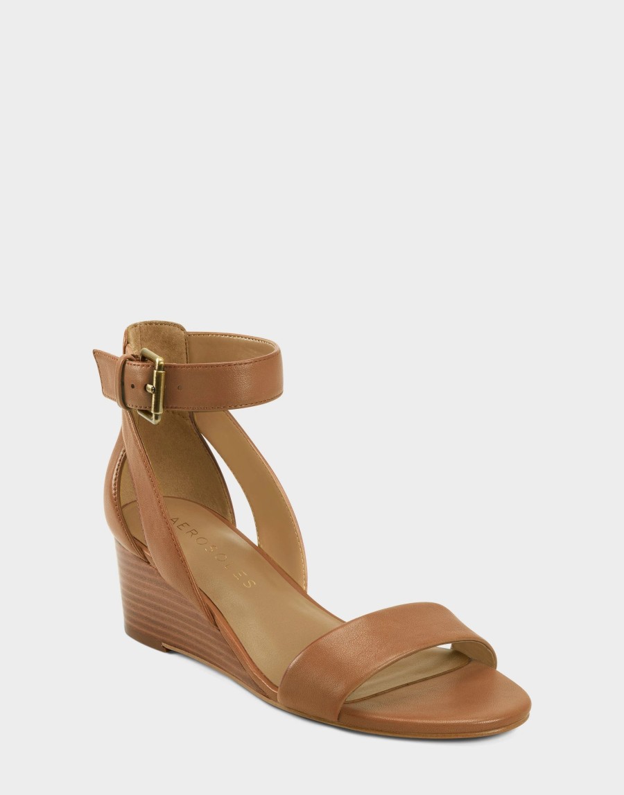 Heels * | Aerosoles Willowbrook *Preorder* Tan Leather