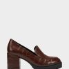 Heels * | Aerosoles Elm Brown Croco