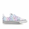 Fashion And Lifestyle Sneakers * | Girls' Converse Toddler Chuck Taylor All Star 2V Foil Heart Ox Sneakers