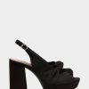 Heels * | Aerosoles Aware Nadia Black Faux Suede