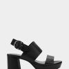 Heels * | Aerosoles Camera Black Leather