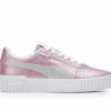 Fashion And Lifestyle Sneakers * | Girls' Puma Little Kid & Big Kid Carina 2.0 Glitter Platform Sneakers