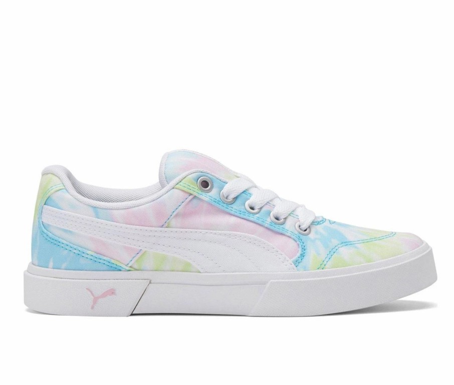 Fashion And Lifestyle Sneakers * | Girls' Puma C-Rey Canvas Tie Dye Jr. Girls Sneakers