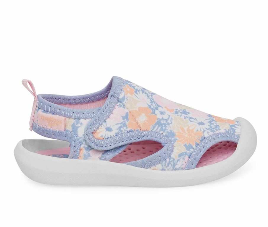 Water Shoes * | Girls' Oshkosh B'Gosh Toddler & Little Kid Swimmie Water Sandals