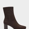 Ankle Boots * | Aerosoles Miley Brown Faux Suede