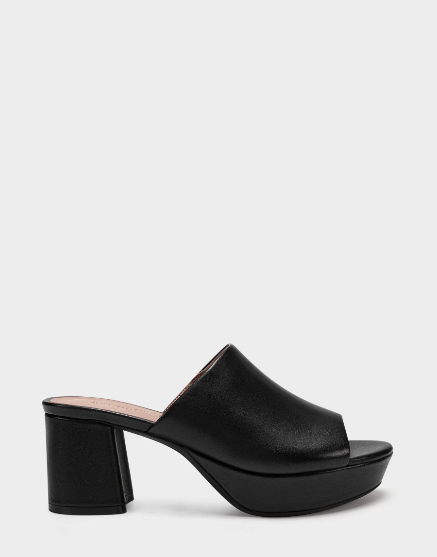 Heels * | Aerosoles Cassy Black Leather