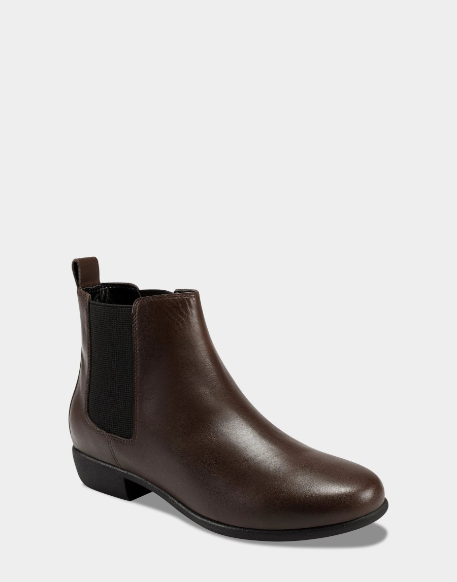 Ankle Boots * | Aerosoles Step Dance Brown Leather