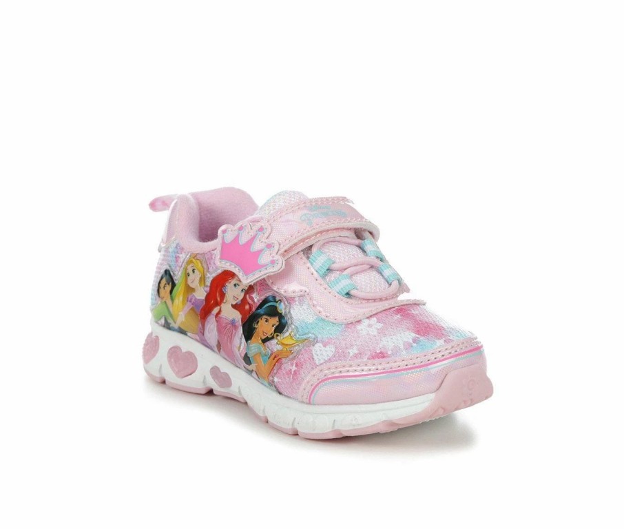 Character Shoes * | Girls' Disney Toddler & Little Kid Princess Light-Up Sneakers