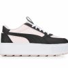 Fashion And Lifestyle Sneakers * | Girls' Puma Big Kid Karmen Rebelle Low Sustainable Platform Sneakers