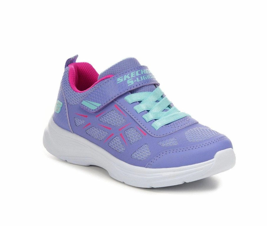 Fashion And Lifestyle Sneakers * | Girls' Skechers Little Kid & Big Kid Glimmer Kicks Light-Up Running Shoes