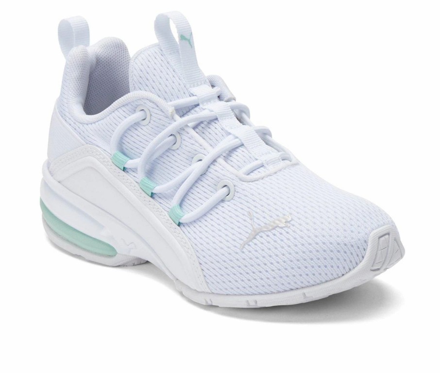 Fashion And Lifestyle Sneakers * | Girls' Puma Little Kid & Big Kid Axelion Interest Sneakers