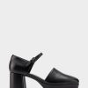 Heels * | Aerosoles Samera Black Leather