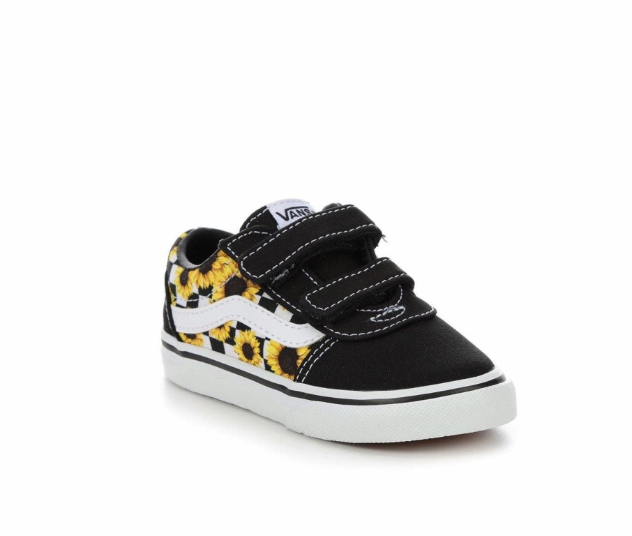 Fashion And Lifestyle Sneakers * | Girls' Vans Infant & Toddler Ward Velcro Skate Shoes