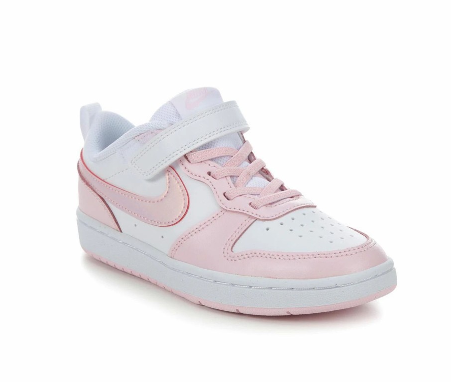 Fashion And Lifestyle Sneakers * | Girls' Nike Little Kid Court Borough Low 2 Sneakers