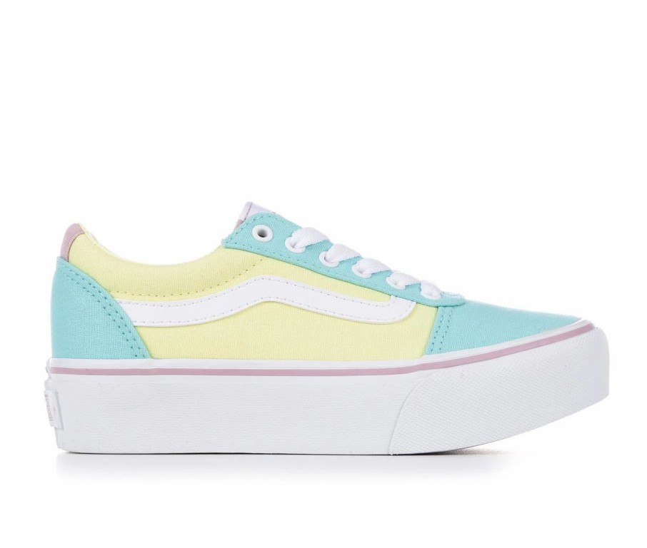 Fashion And Lifestyle Sneakers * | Girls' Vans Little Kid & Big Kid Ward Platform Sneakers