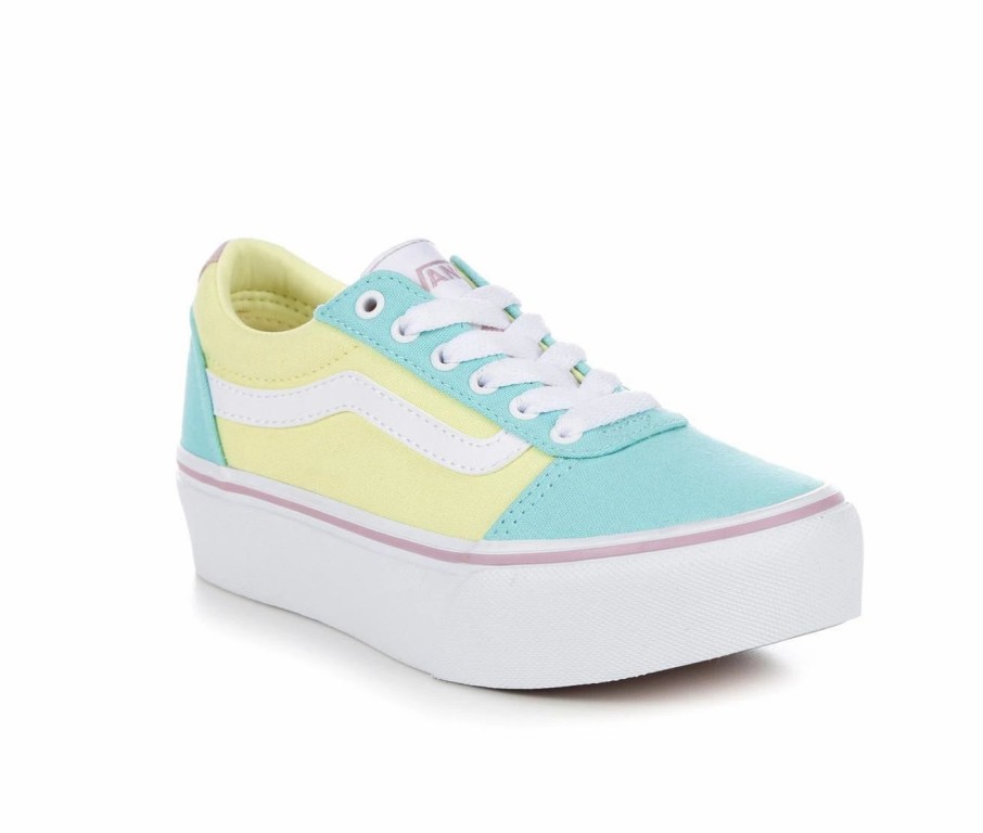 Fashion And Lifestyle Sneakers * | Girls' Vans Little Kid & Big Kid Ward Platform Sneakers