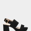 Heels * | Aerosoles Camera Black Suede