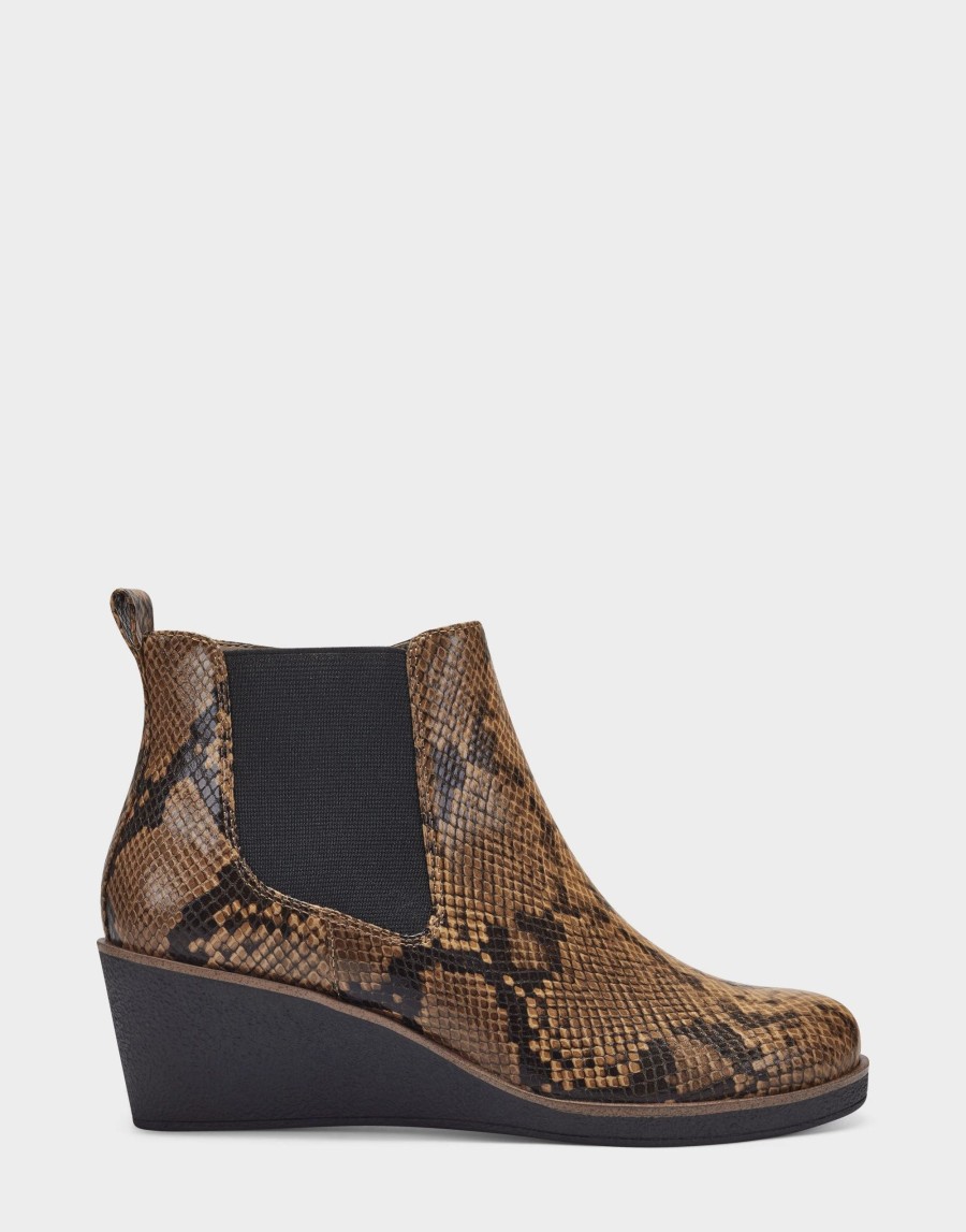 Ankle Boots * | Aerosoles Brandi Brown Snake