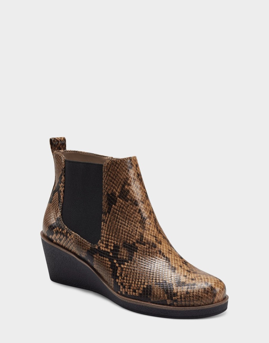 Ankle Boots * | Aerosoles Brandi Brown Snake