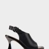 Heels * | Aerosoles Canal Black Leather