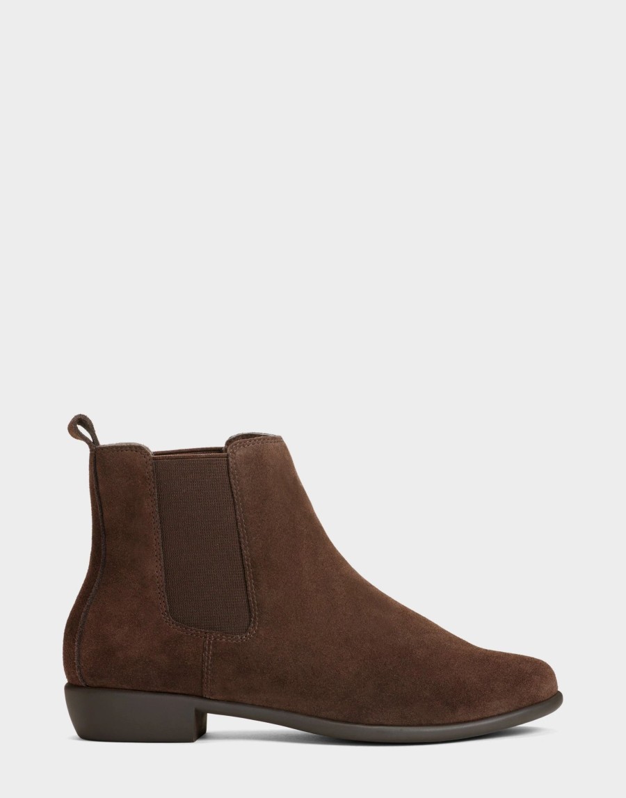 Ankle Boots * | Aerosoles Step Dance Brown Suede