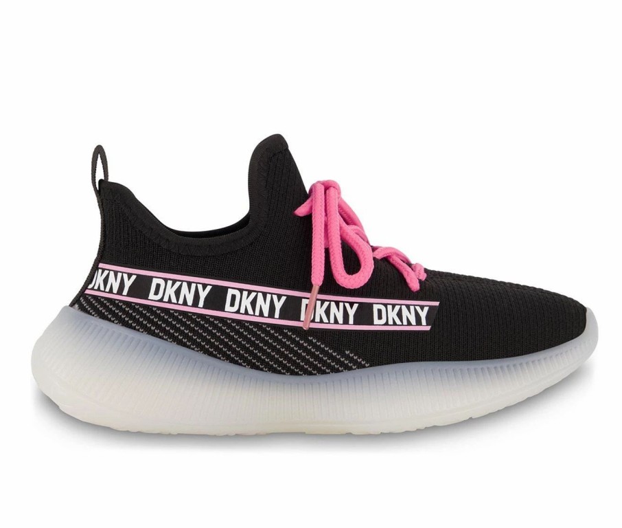 Fashion And Lifestyle Sneakers * | Girls' Dkny Little Kid & Big Kid Landon Knit Sneakers