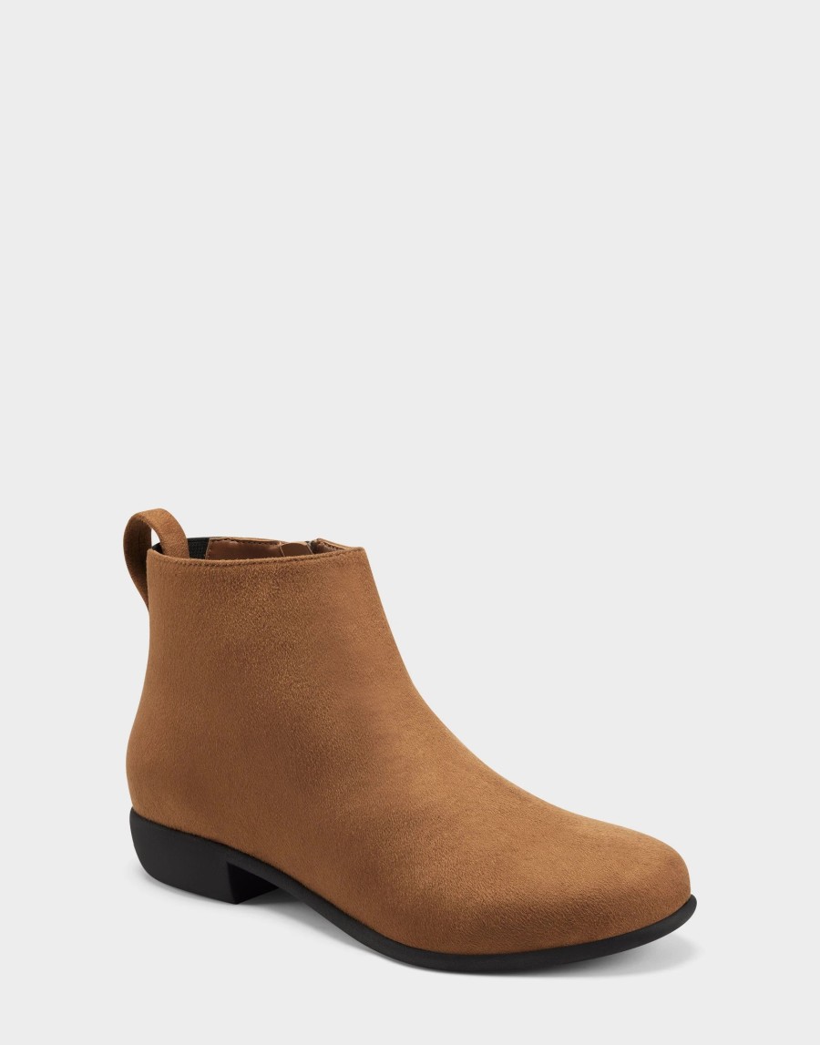 Ankle Boots * | Aerosoles Spencer Tan Faux Suede