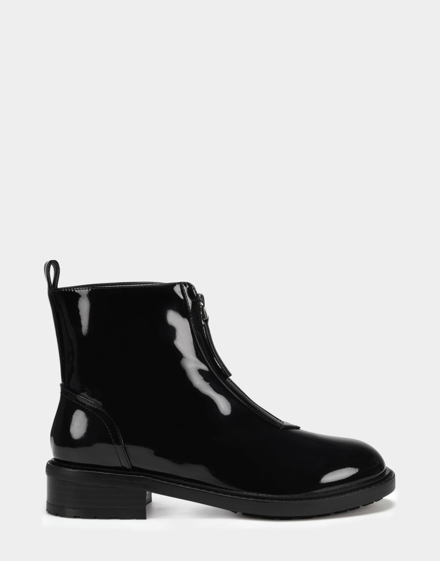 Ankle Boots * | Aerosoles Aware Anneli Black Patent Pu