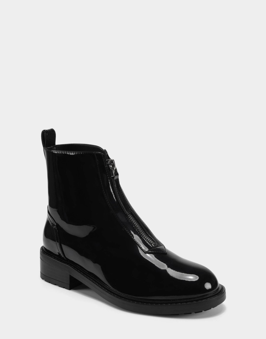 Ankle Boots * | Aerosoles Aware Anneli Black Patent Pu