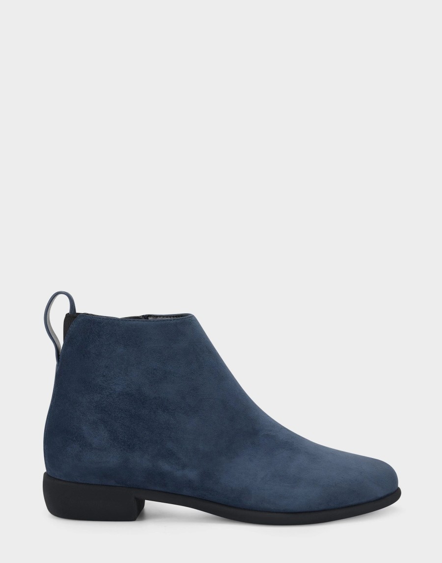 Ankle Boots * | Aerosoles Spencer Navy Suede