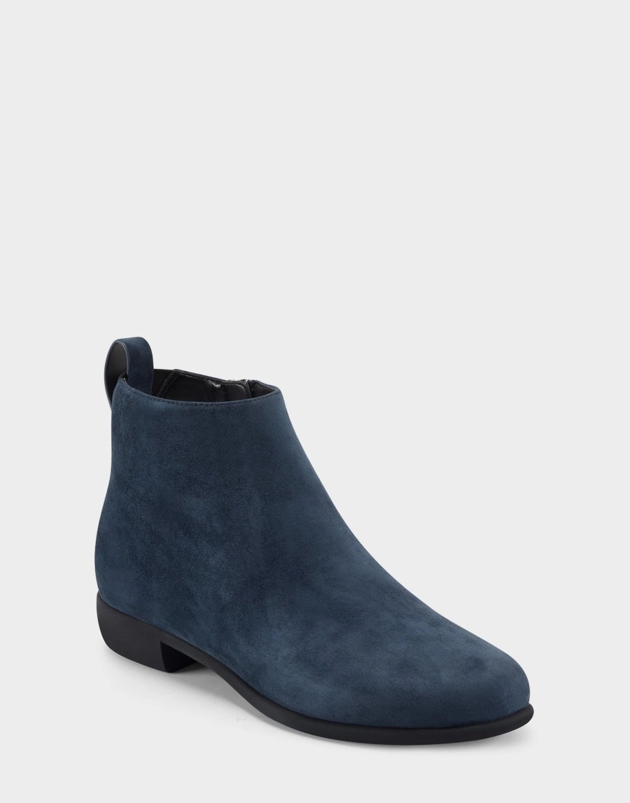 Ankle Boots * | Aerosoles Spencer Navy Suede