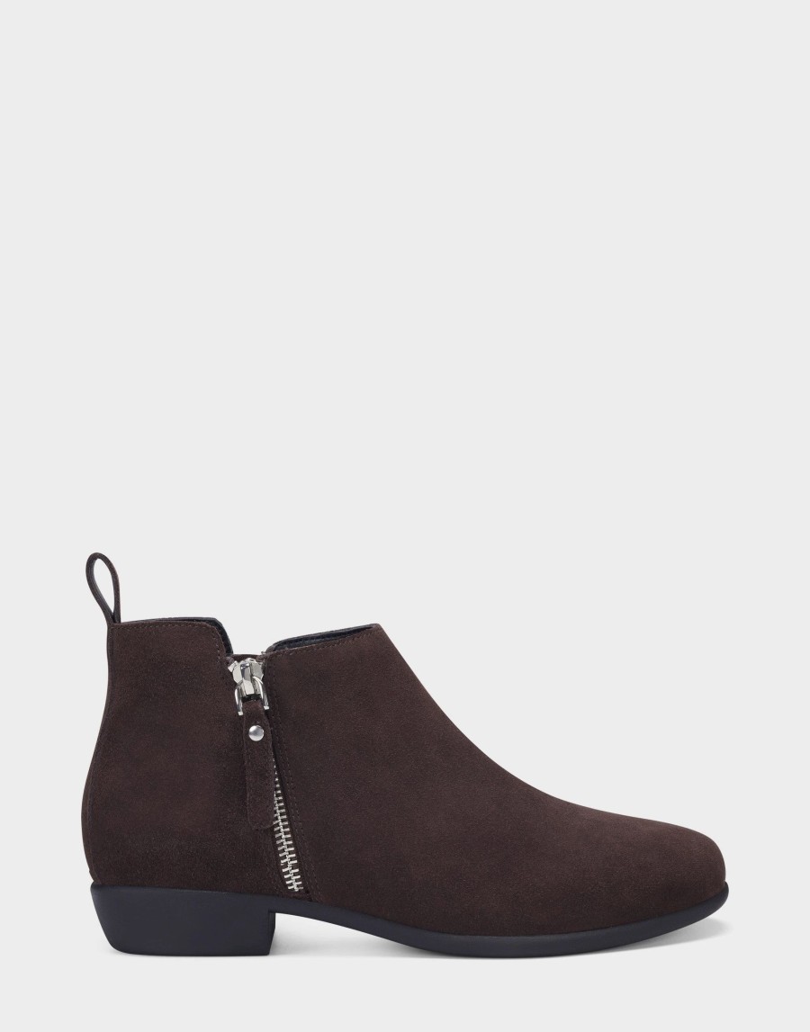 Ankle Boots * | Aerosoles Stewart Brown Suede