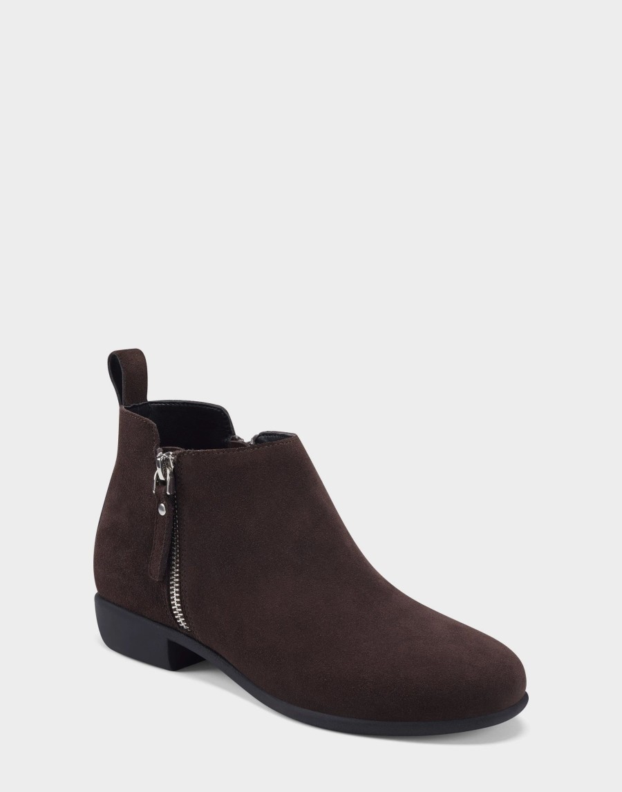 Ankle Boots * | Aerosoles Stewart Brown Suede