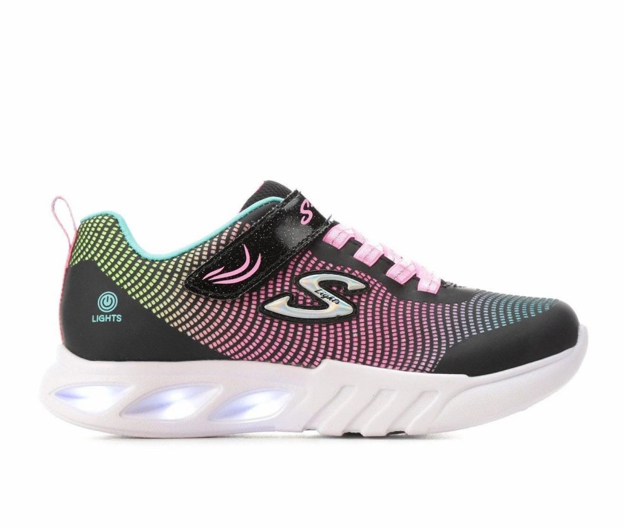 Fashion And Lifestyle Sneakers * | Girls' Skechers Little Kid & Big Kid Flicker Flash Light-Up Sneakers