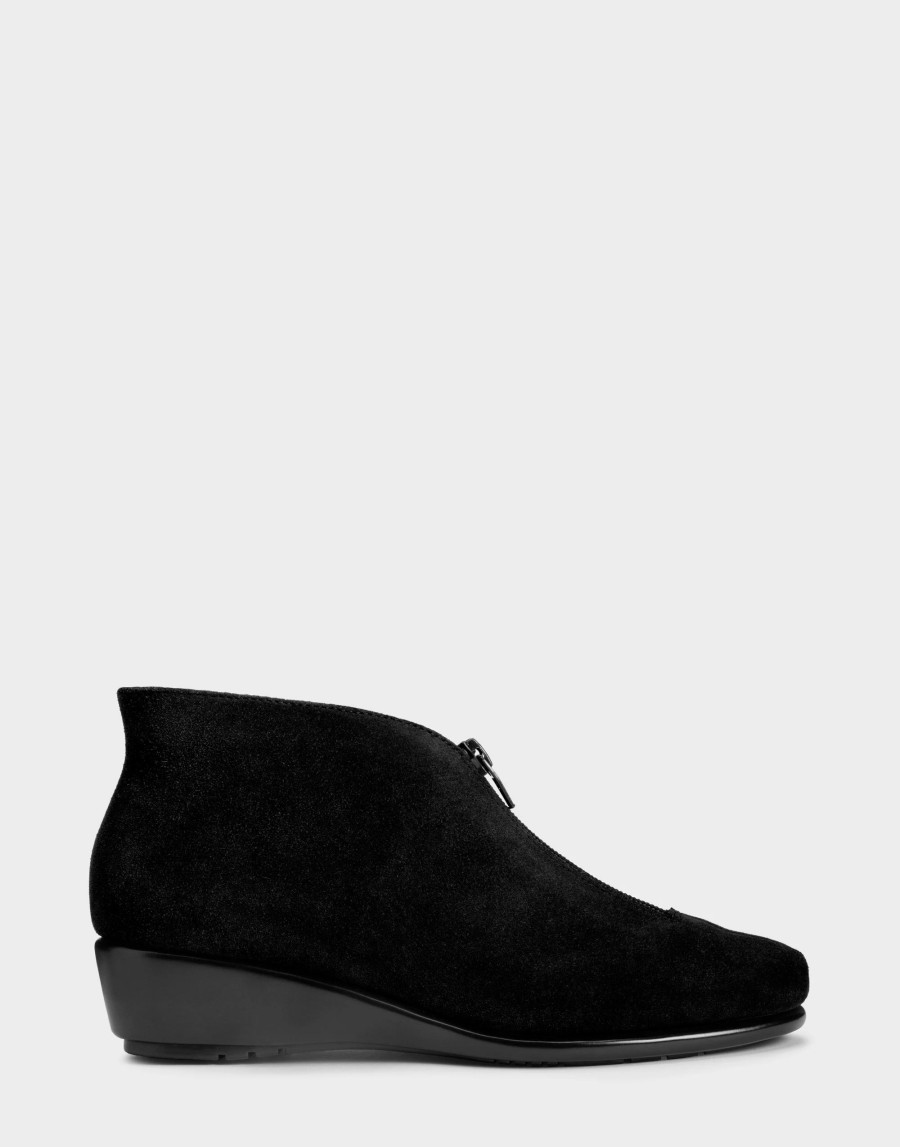 Ankle Boots * | Aerosoles Allowance Black Suede