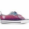 Fashion And Lifestyle Sneakers * | Girls' Converse Toddler Chuck Taylor All Star 2V Glitter Drip Sneakers