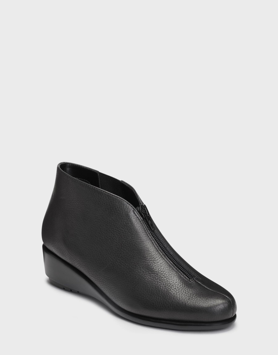 Ankle Boots * | Aerosoles Allowance Black Genuine Leather