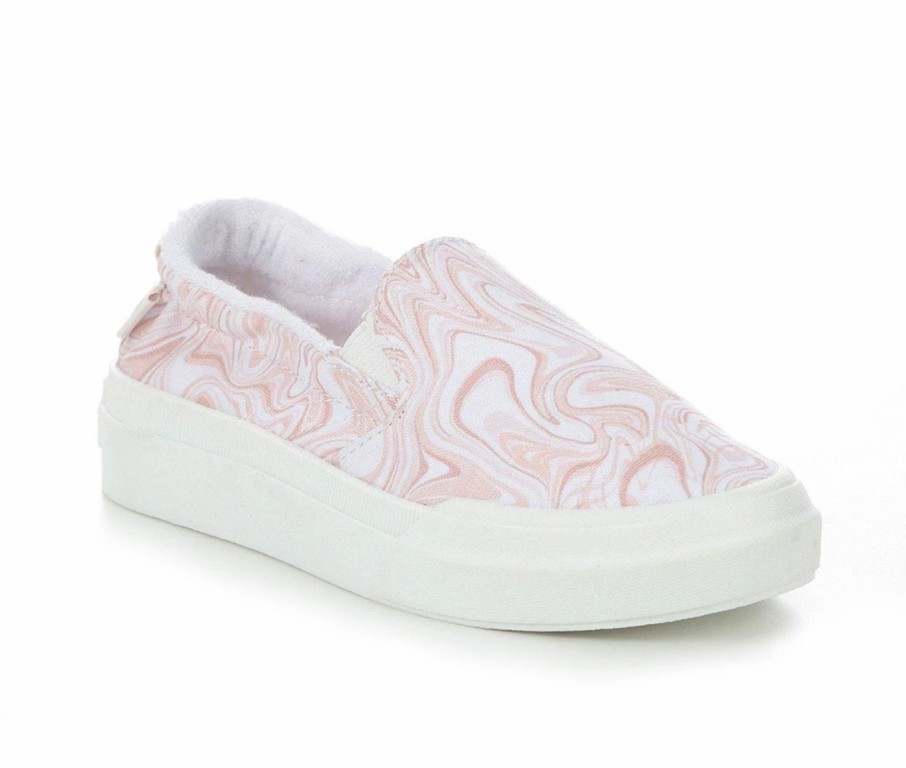 Fashion And Lifestyle Sneakers * | Girls' Roxy Little Kid & Big Kid Rae Slip-On Sneakers