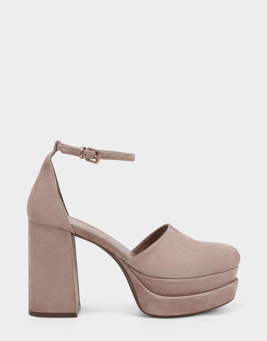 Heels * | Aerosoles Callan Natural Suede