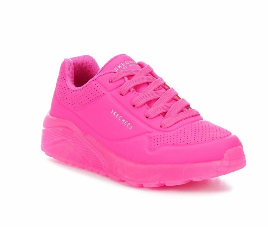 Fashion And Lifestyle Sneakers * | Girls' Skechers Little Kid & Big Kid Uno Ice Wedge Sneakers