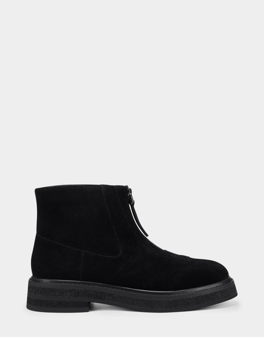 Ankle Boots * | Aerosoles Vale Black Suede