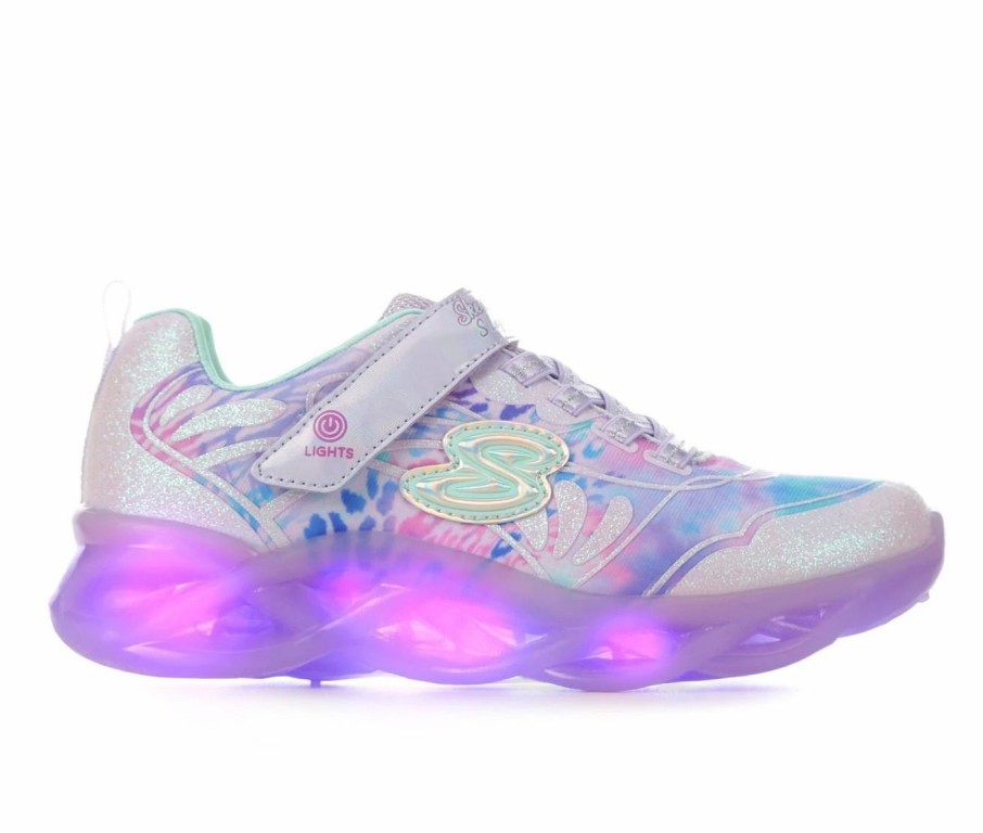 Fashion And Lifestyle Sneakers * | Girls' Skechers Little Kid & Big Kid Twisty Ice Light-Up Shoes