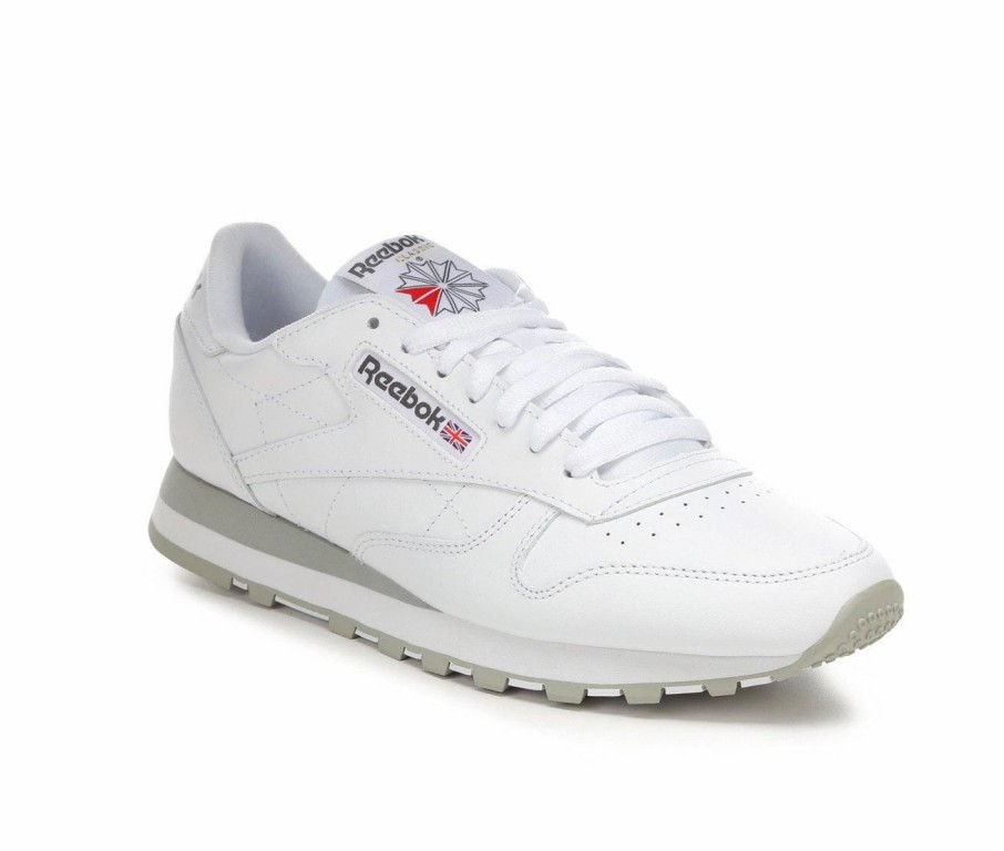 Fashion And Lifestyle Sneakers * | Men'S Reebok Classic Leather Sneakers