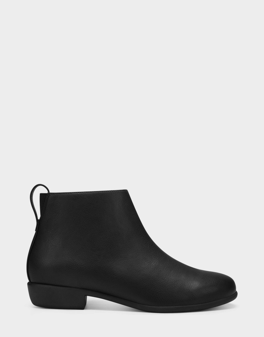 Ankle Boots * | Aerosoles Sloan Black Faux Leather