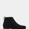 Ankle Boots * | Aerosoles Sloan Black Faux Suede