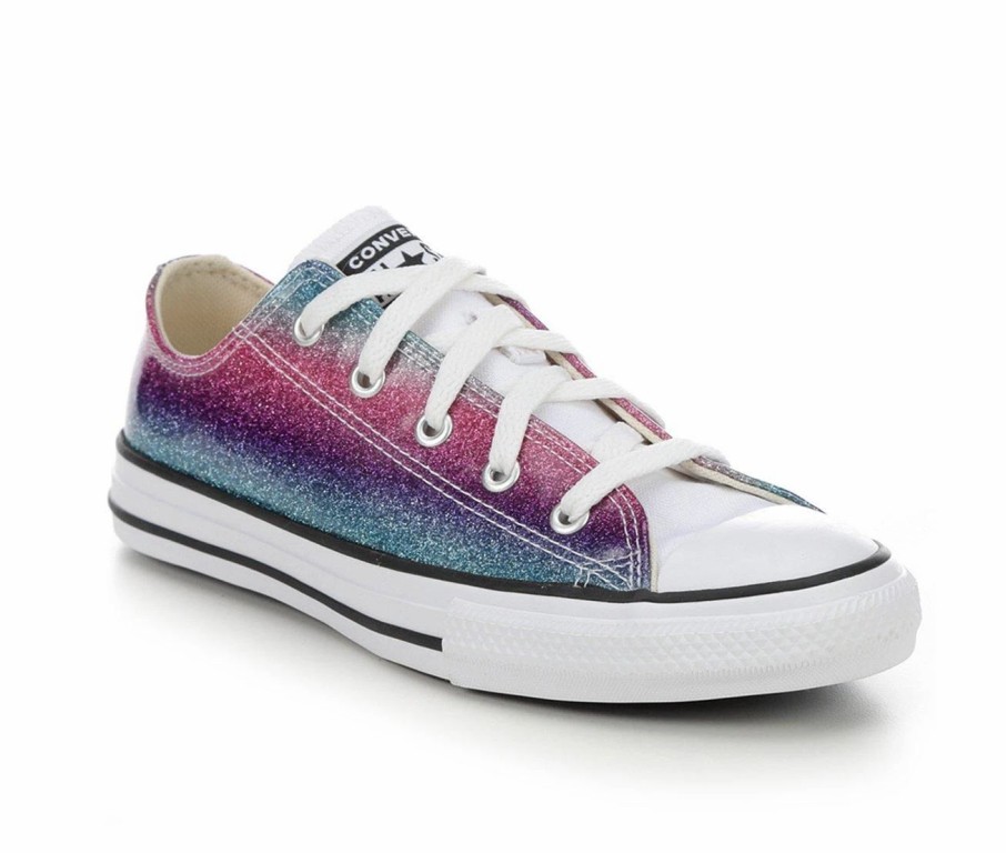 Fashion And Lifestyle Sneakers * | Girls' Converse Little Kid Chuck Taylor All Star Glitter Drip Sneakers