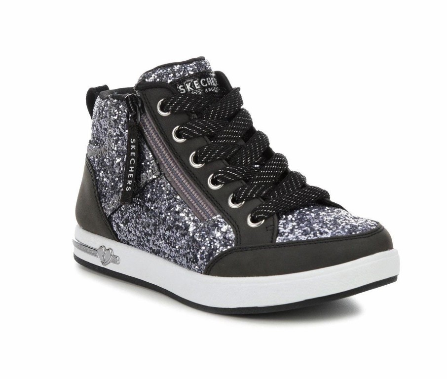 Fashion And Lifestyle Sneakers * | Girls' Skechers Little Kid & Big Kid Shoutouts 2.0 Mid-Top Sneakers