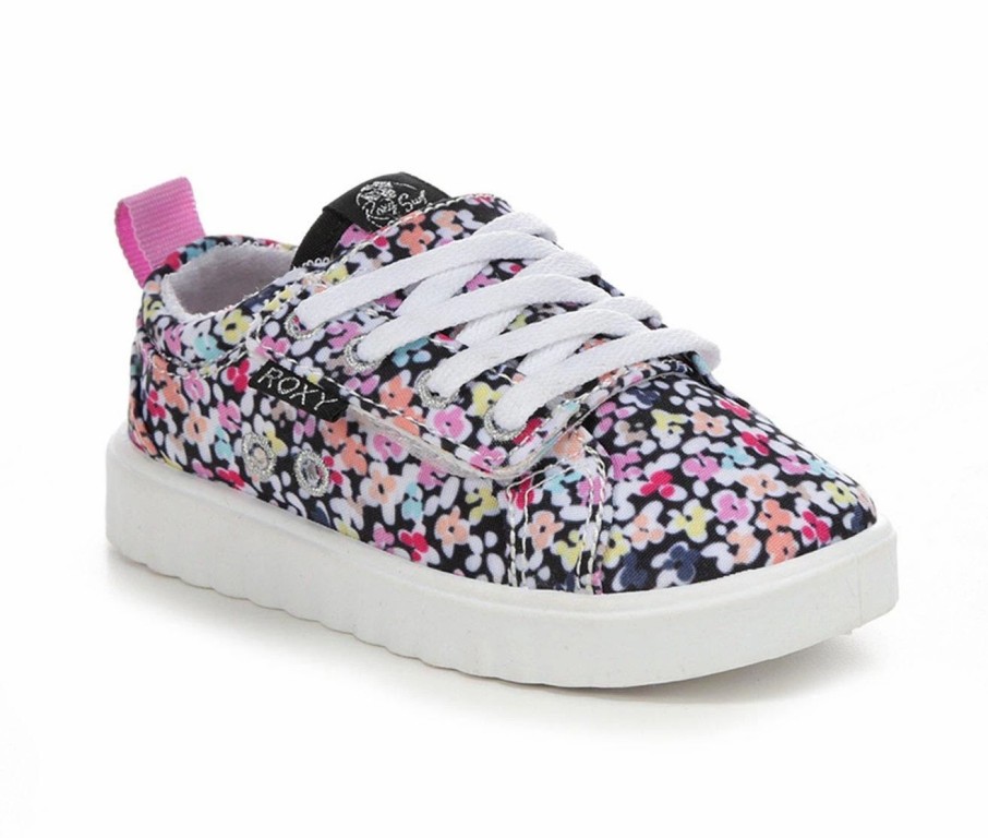 Fashion And Lifestyle Sneakers * | Girls' Roxy Toddler Sheilahh Sneakers