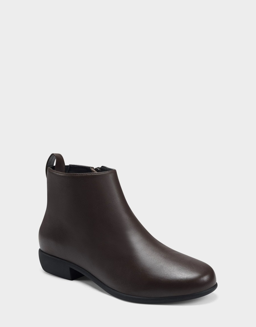 Ankle Boots * | Aerosoles Spencer Brown Leather